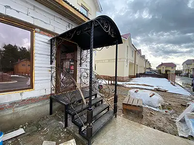 Кованые козырьки